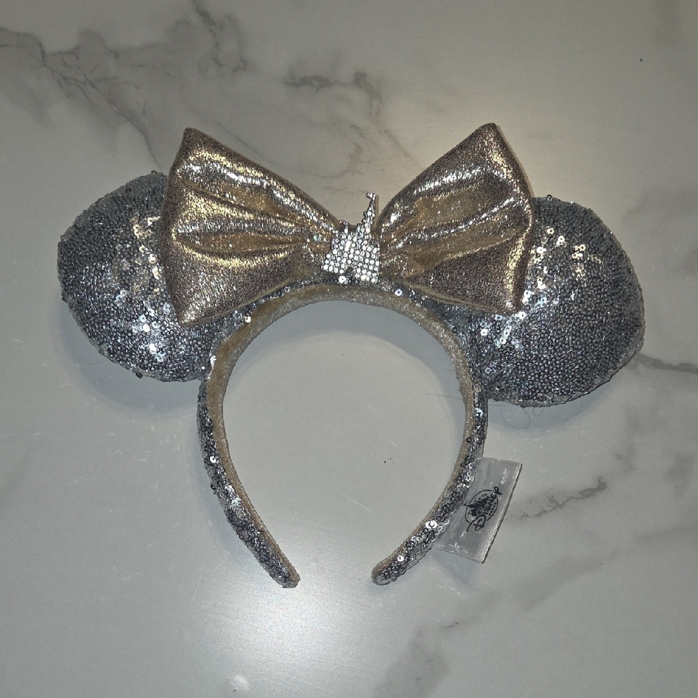 Sparkling Silver and Gold Kids Headband